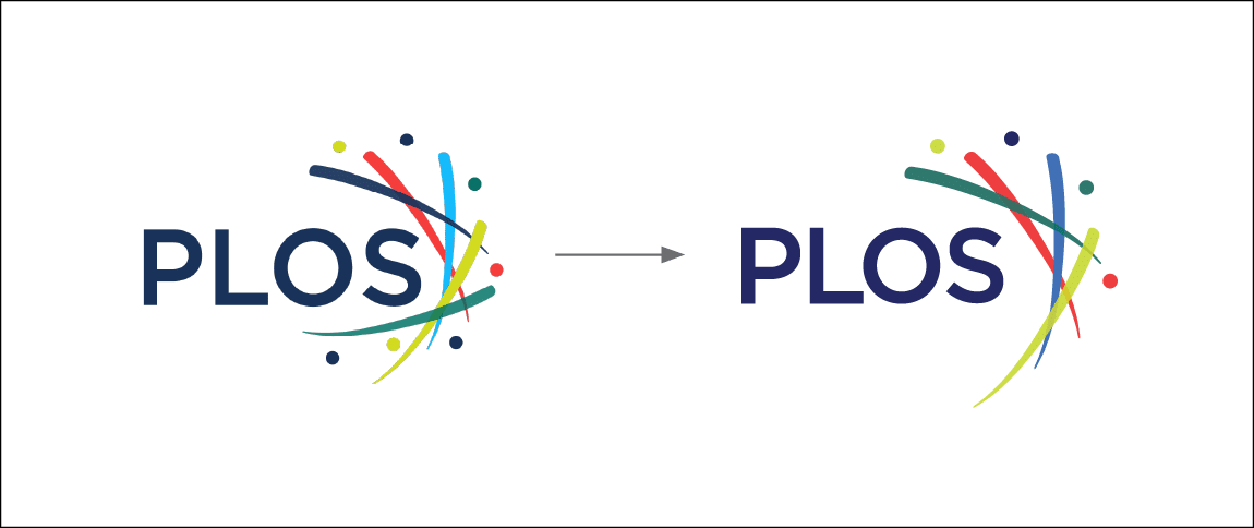 PLOS logo evolution